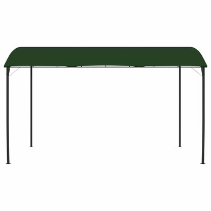 Gazebo 4 x 3 x 2.55 m Green Powder-Coated Steel and Fabric