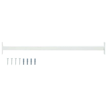 Adjustable Window Safety Bar White 710 -1200 mm Steel