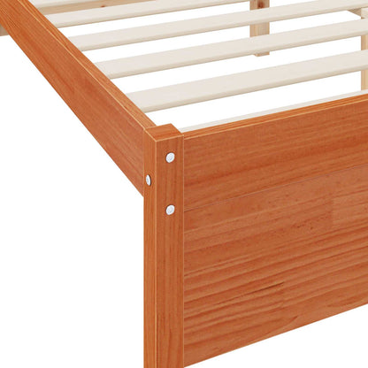 Bookcase Bed with Headboard with Storage Solid Pine Wood