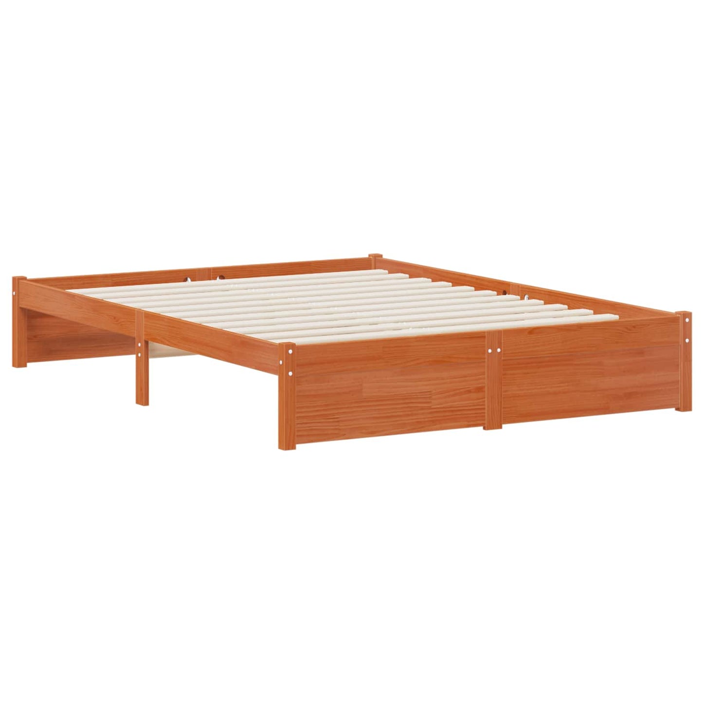 Bookcase Bed with Headboard with Storage Solid Pine Wood