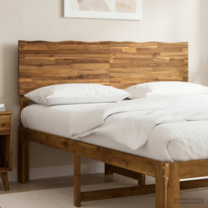 Live Edge Headboard ROSTOCK Natural 135 cm Solid Acacia Wood
