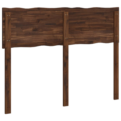 Live Edge Headboard ROSTOCK Dark Brown 120 cm Solid Acacia Wood