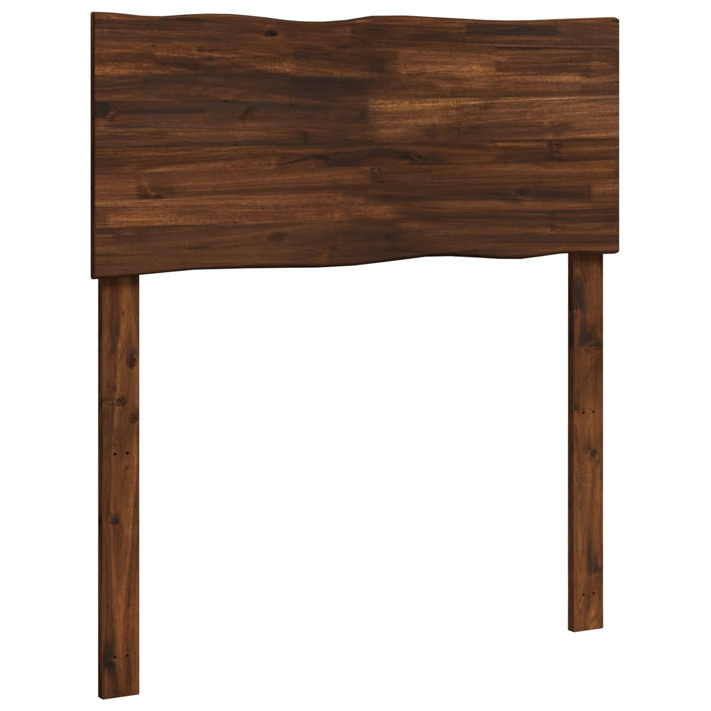 Live Edge Headboard ROSTOCK Dark Brown 90 cm Solid Acacia Wood