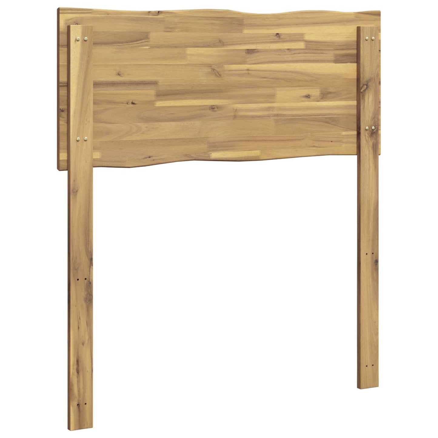 Live Edge Headboard ROSTOCK White 75 cm Solid Acacia Wood