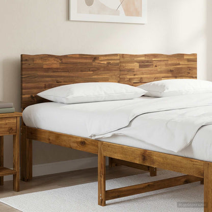 Live Edge Headboard ROSTOCK Natural 200 cm Solid Acacia Wood