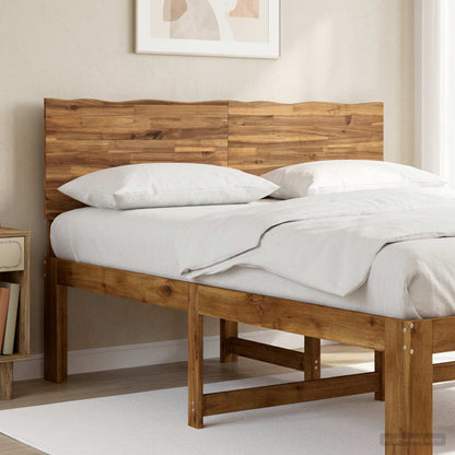 Live Edge Headboard ROSTOCK Natural 140 cm Solid Acacia Wood