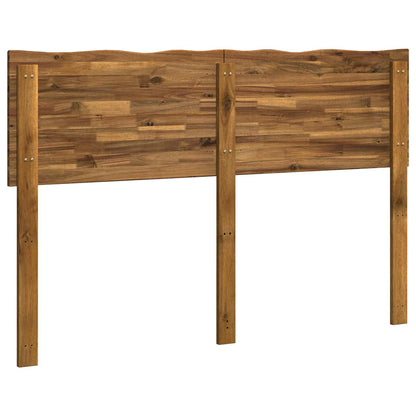 Live Edge Headboard ROSTOCK Natural 140 cm Solid Acacia Wood