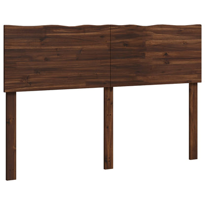 Live Edge Headboard ROSTOCK Dark Brown 120 cm Solid Acacia Wood