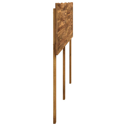 Live Edge Headboard ROSTOCK Natural 120 cm Solid Acacia Wood