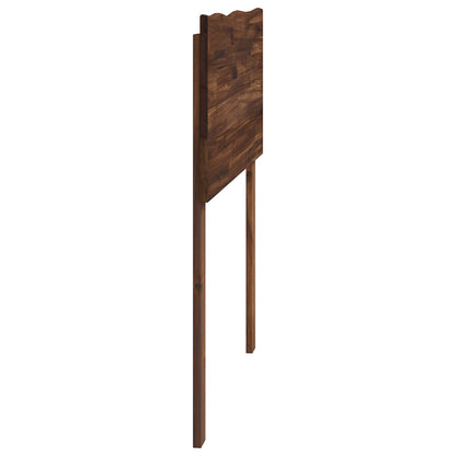 Live Edge Headboard ROSTOCK Dark Brown 90 cm Solid Acacia Wood