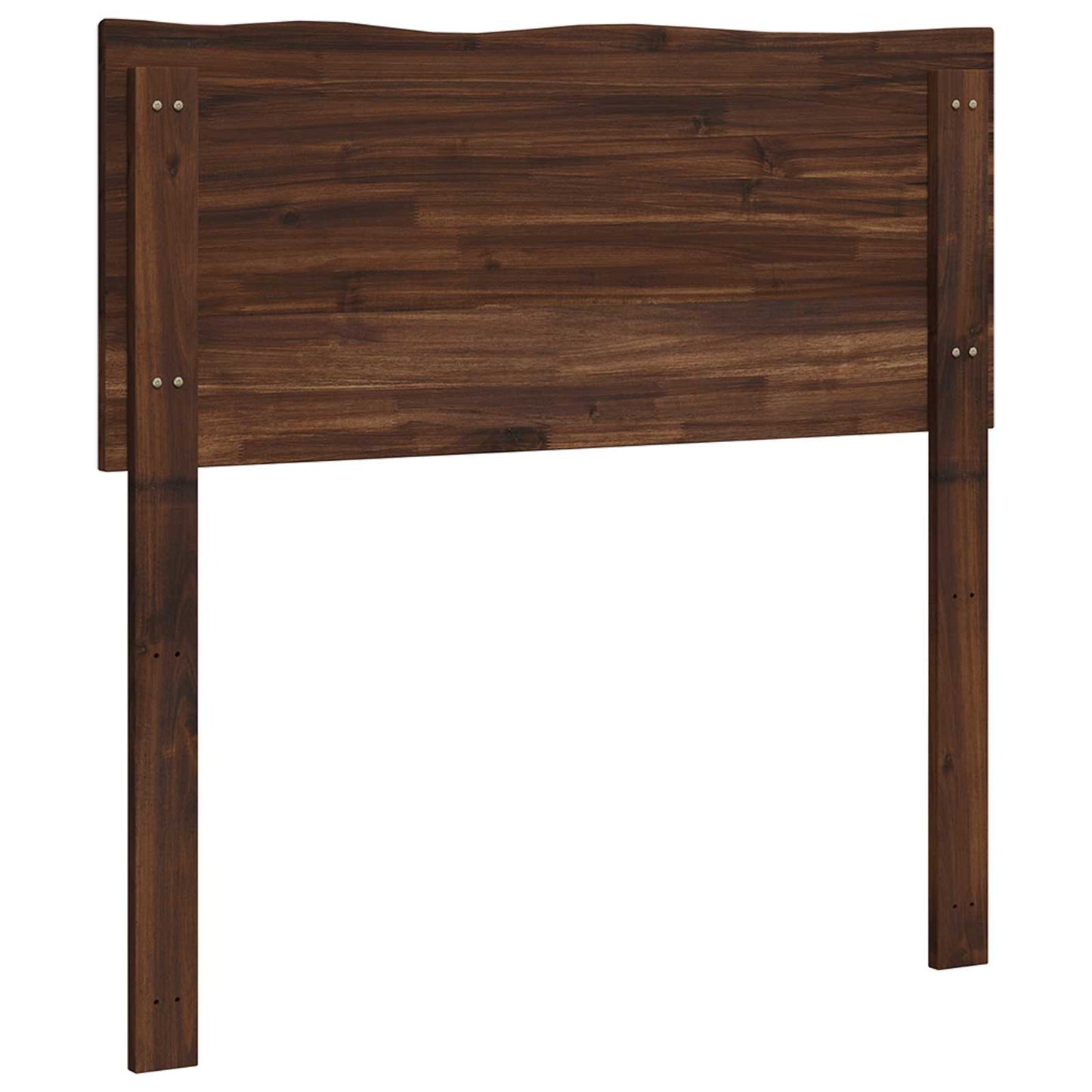 Live Edge Headboard ROSTOCK Dark Brown 75 cm Solid Acacia Wood