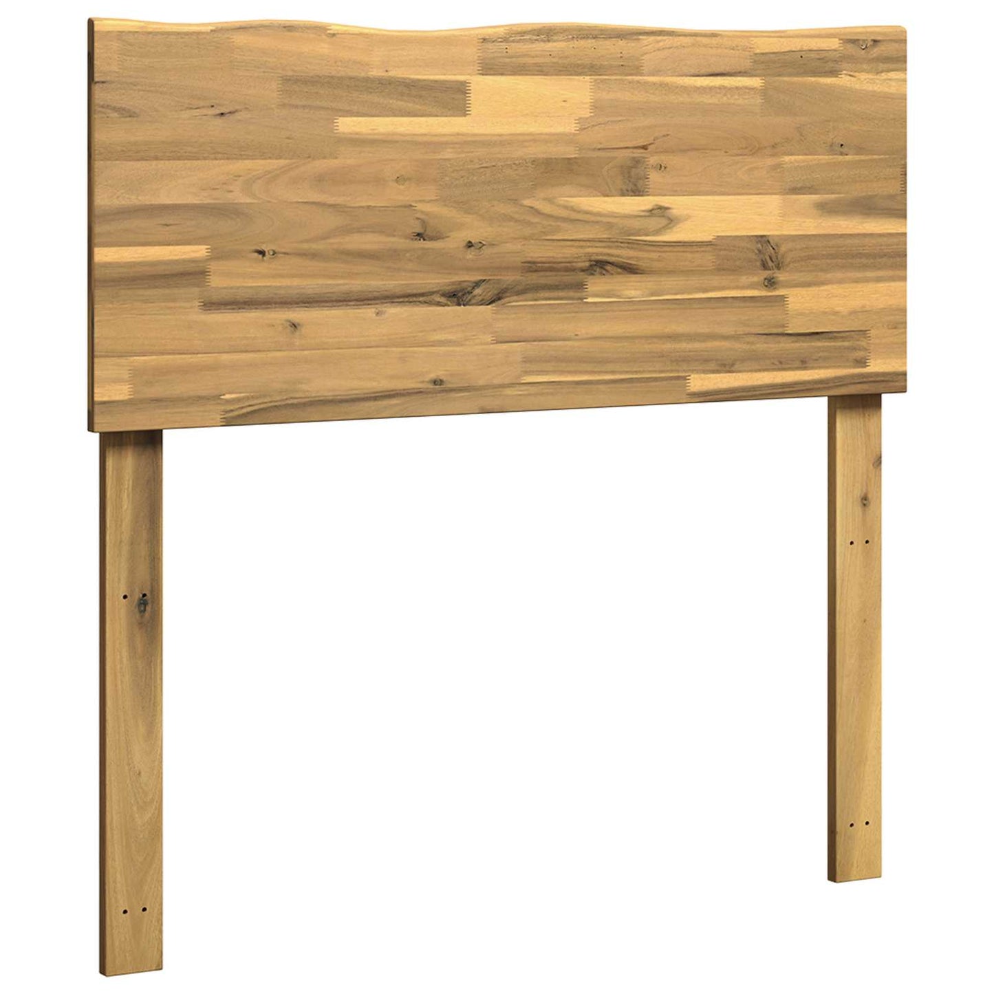 Live Edge Headboard ROSTOCK White 75 cm Solid Acacia Wood