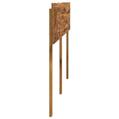 Live Edge Headboard ROSTOCK Natural 140 cm Solid Acacia Wood