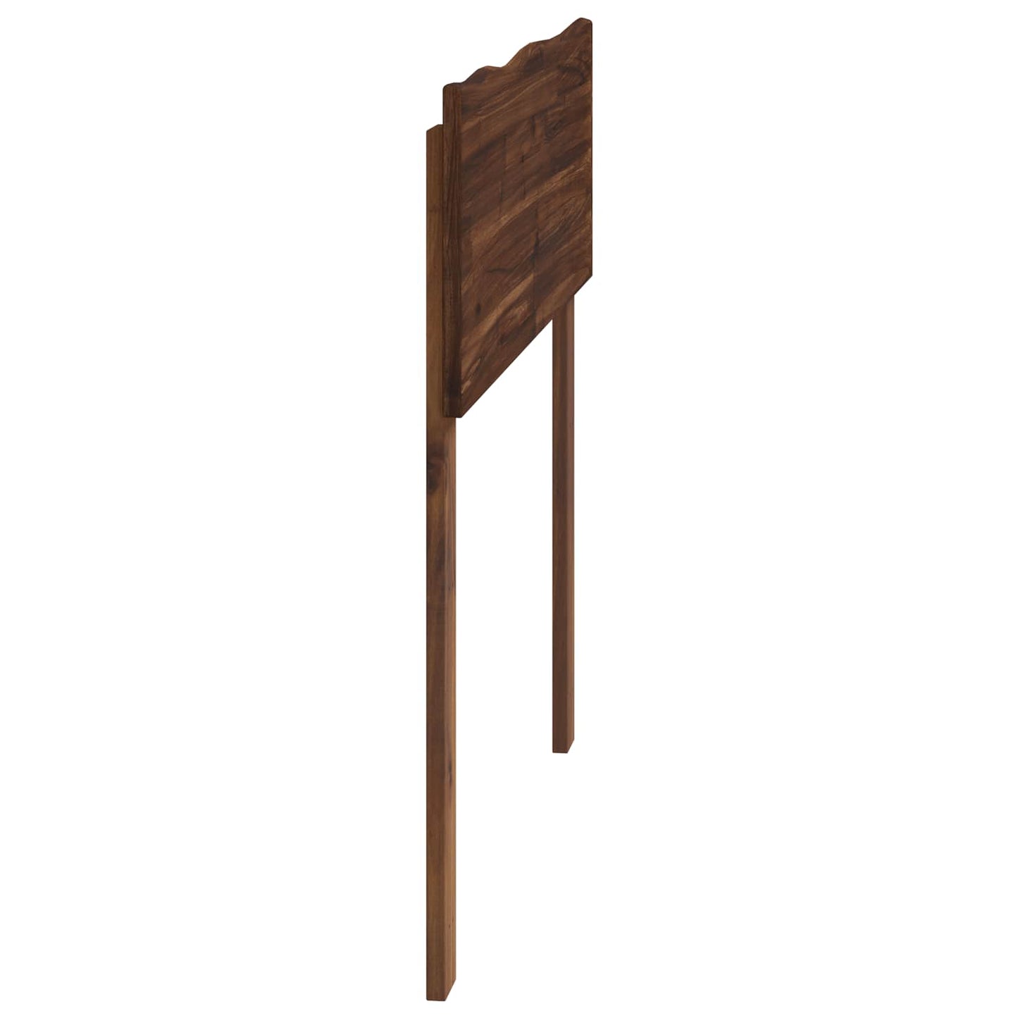 Live Edge Headboard ROSTOCK Dark Brown 90 cm Solid Acacia Wood