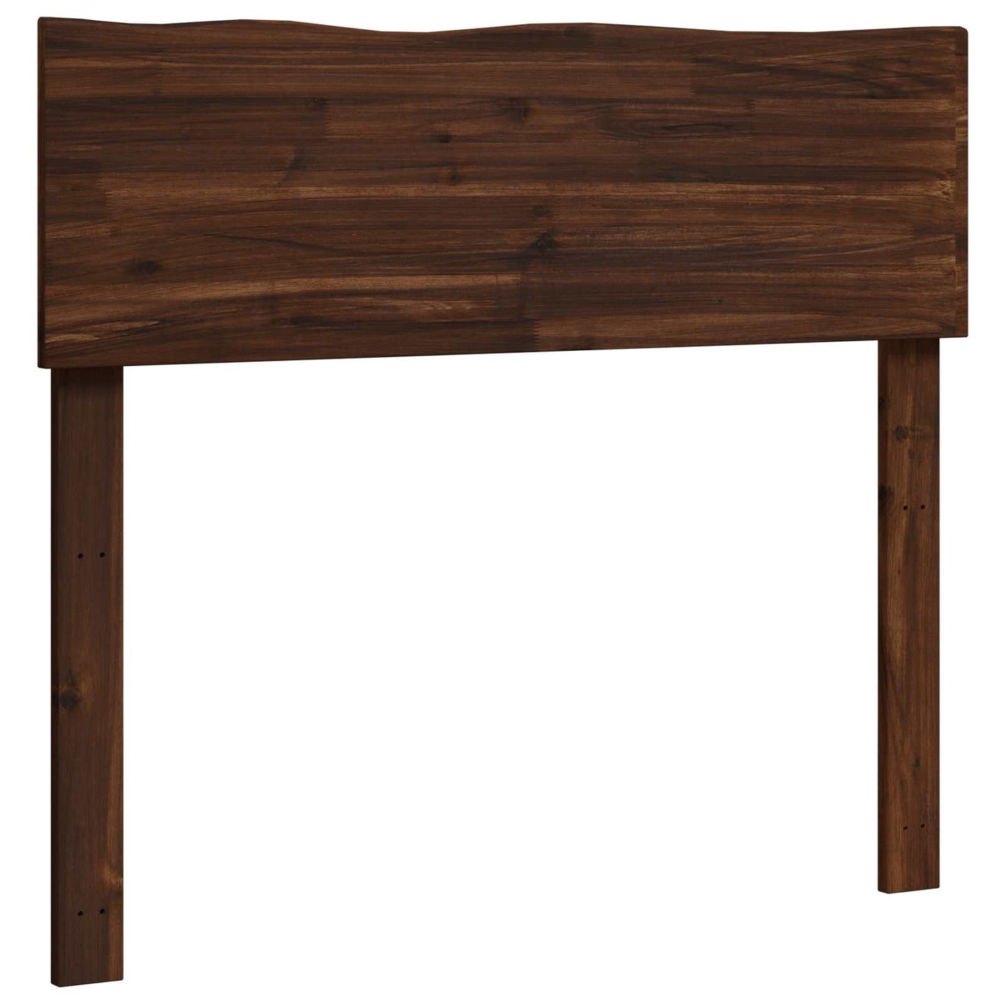 Live Edge Headboard ROSTOCK Dark Brown 80 cm Solid Acacia Wood