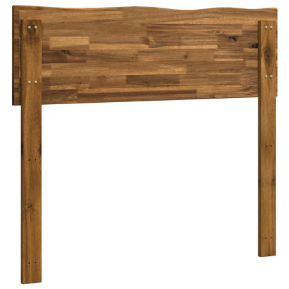 Live Edge Headboard ROSTOCK Natural 80 cm Solid Acacia Wood