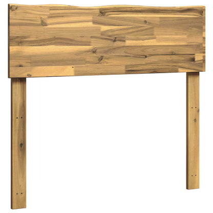 Live Edge Headboard ROSTOCK White 75 cm Solid Acacia Wood