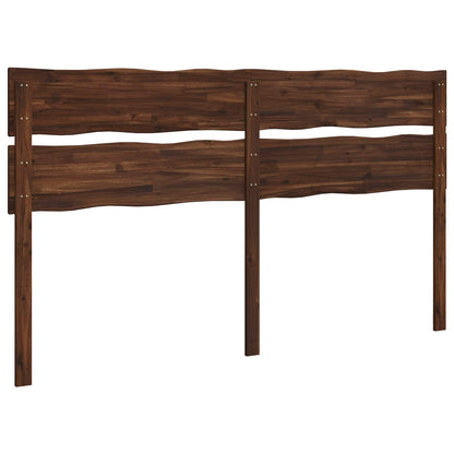 Live Edge Headboard ROSTOCK Dark Brown 180 cm Solid Acacia Wood