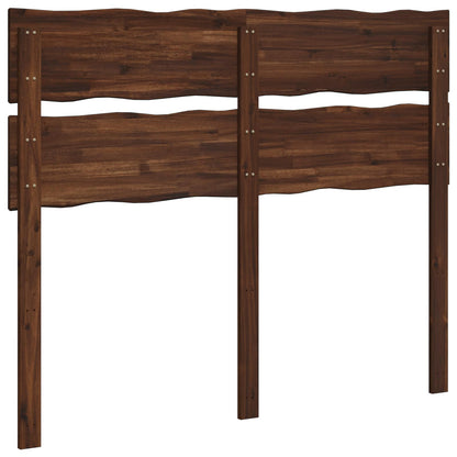 Live Edge Headboard ROSTOCK Dark Brown 160 cm Solid Acacia Wood