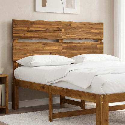 Live Edge Headboard ROSTOCK Natural 135 cm Solid Acacia Wood