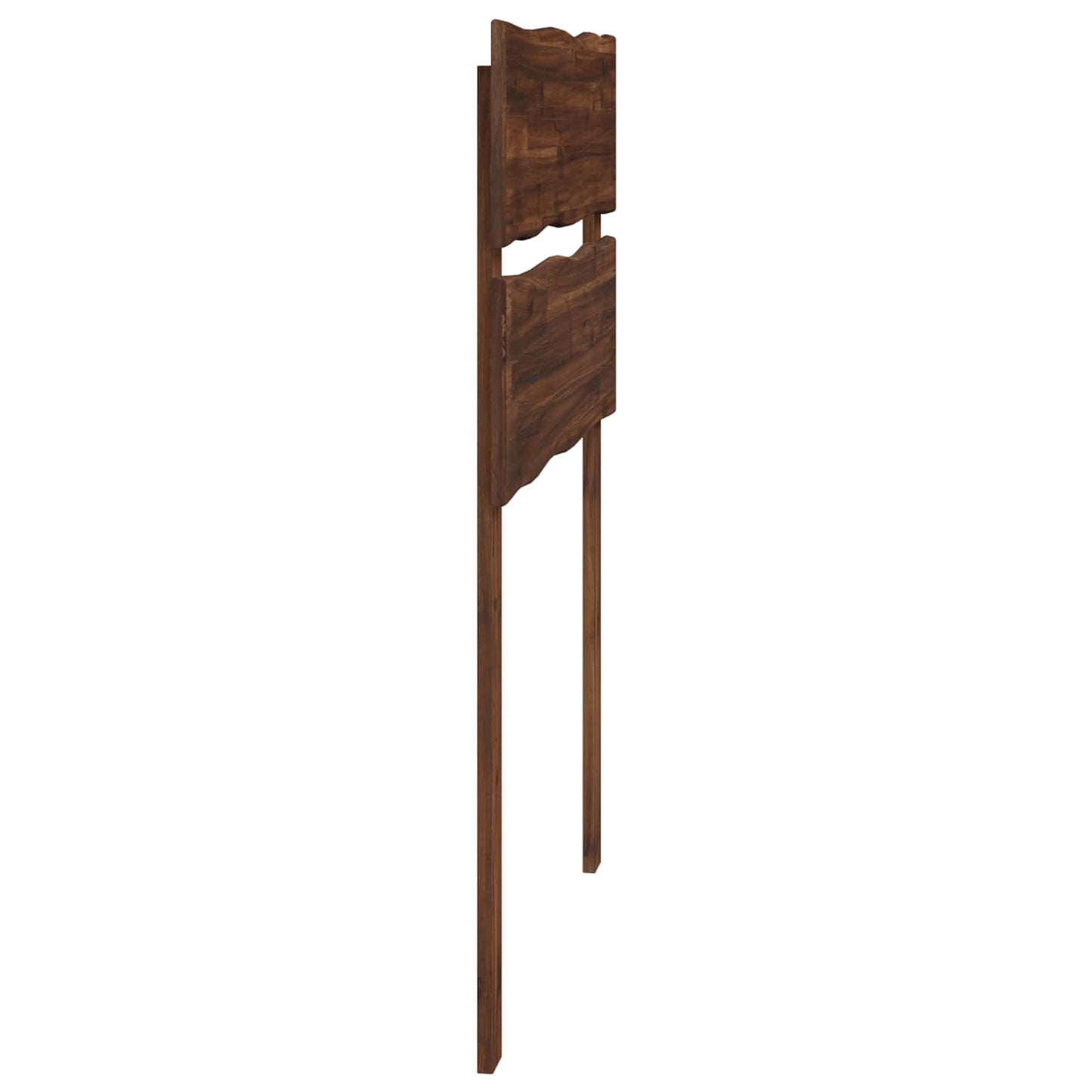 Live Edge Headboard ROSTOCK Dark Brown 80 cm Solid Acacia Wood