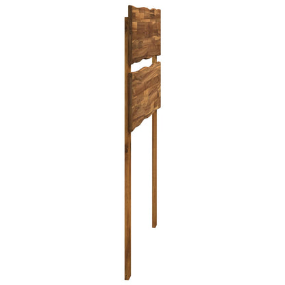 Live Edge Headboard ROSTOCK Natural 80 cm Solid Acacia Wood