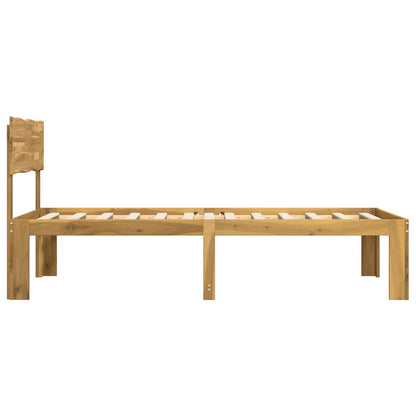 Single Bed Frame with Headboard ROSTOCK White 80 x 200 cm