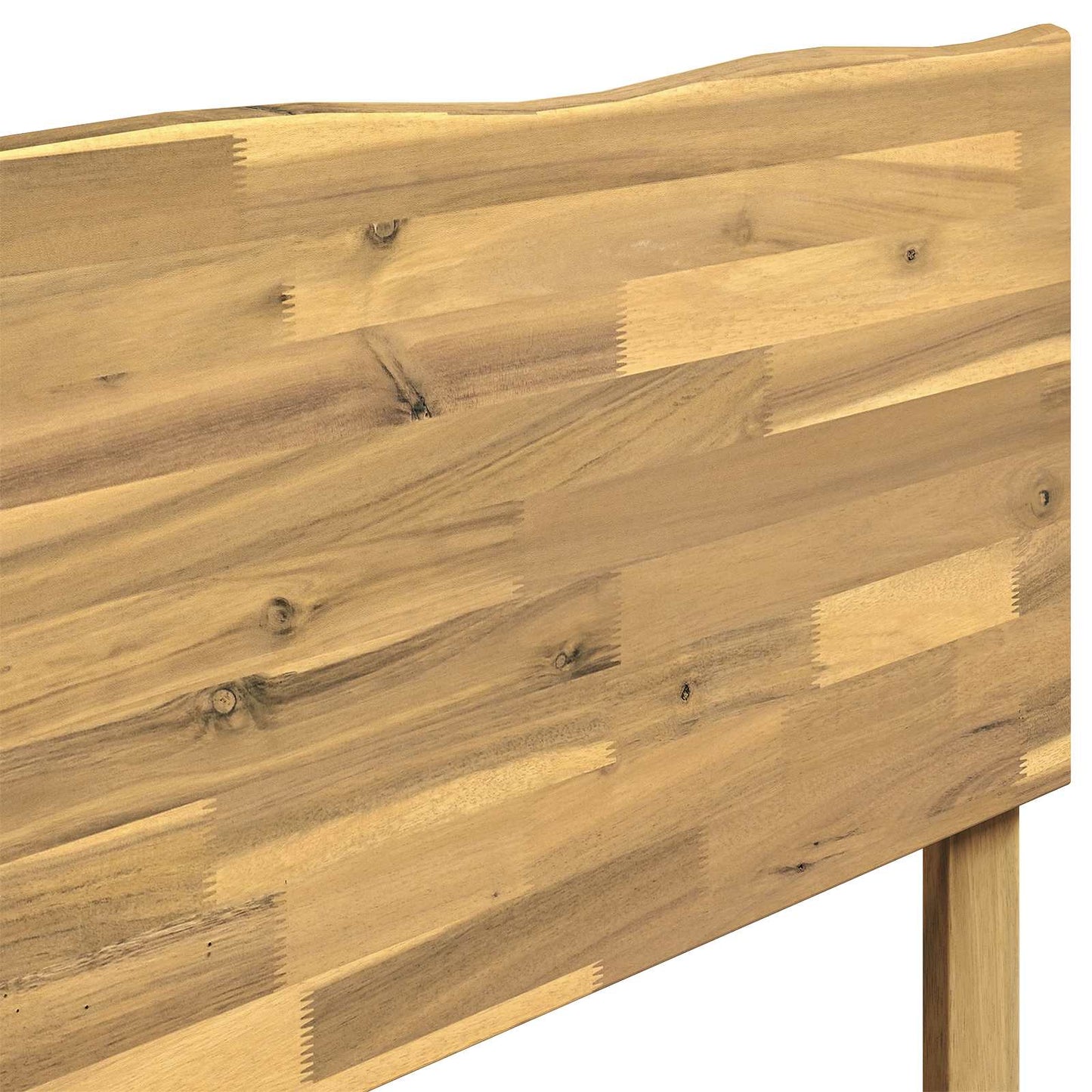 Single Bed Frame with Headboard ROSTOCK White 75 x 190 cm