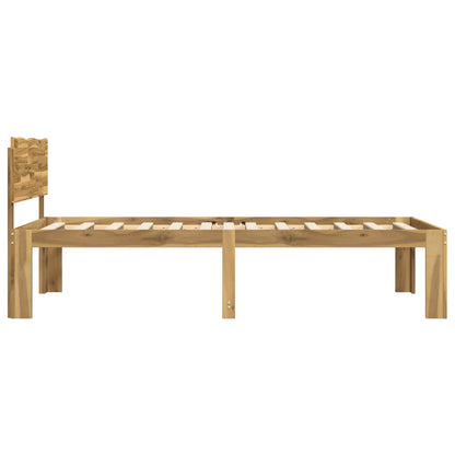 Single Bed Frame with Headboard ROSTOCK White 90 x 200 cm
