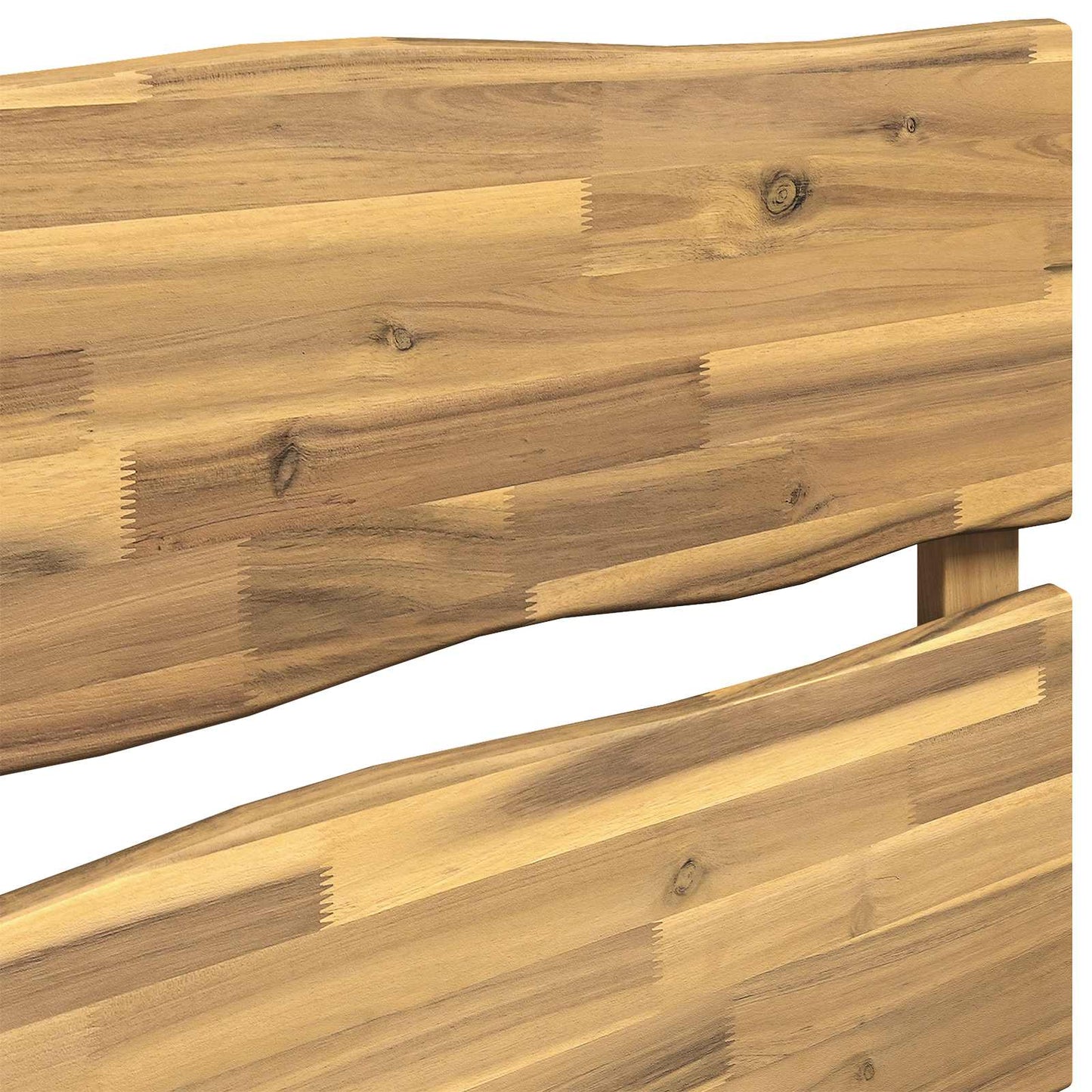 Single Bed Frame with Headboard ROSTOCK White 90 x 190 cm