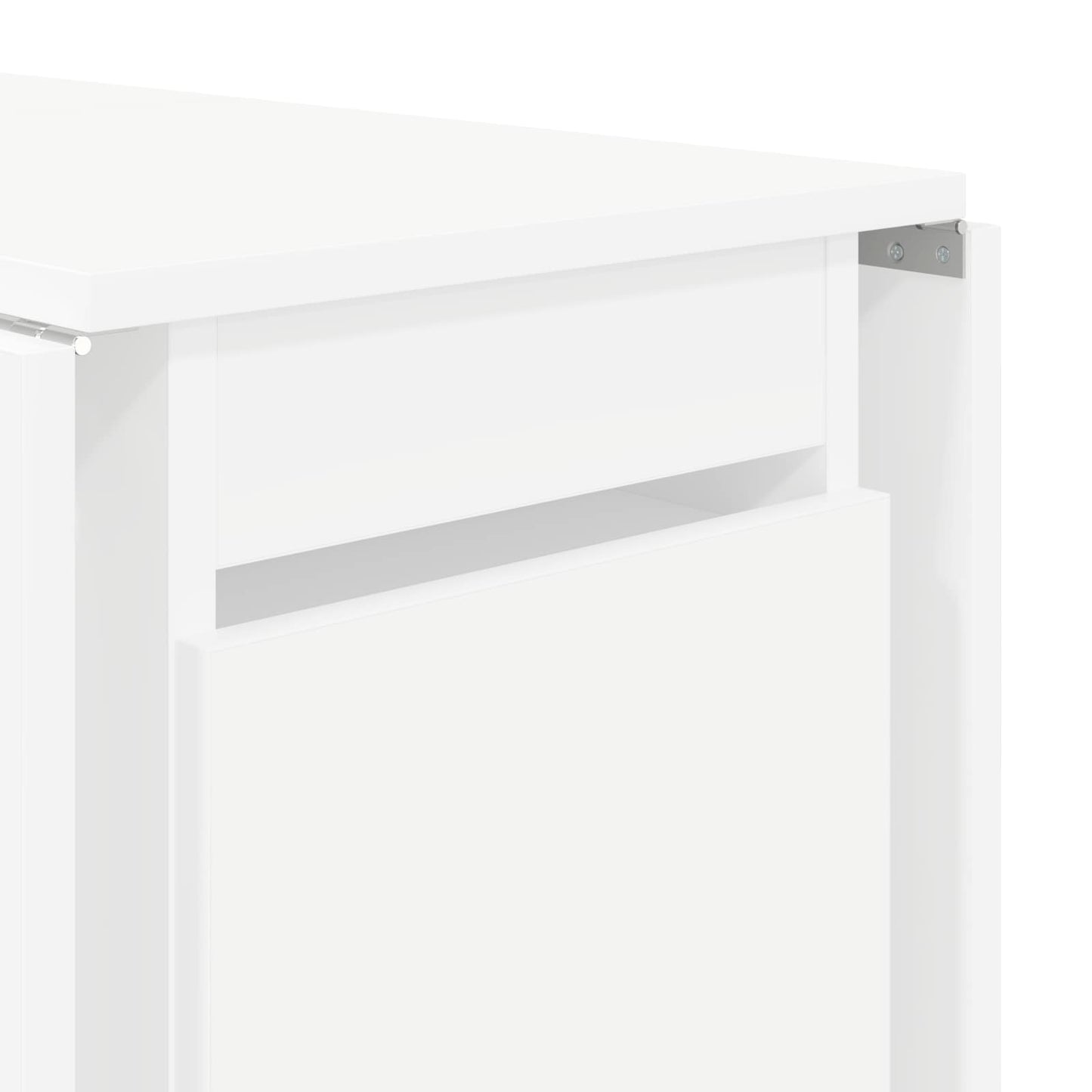 Dinning Table 140 x 80 x 77 cm Engineered Wood White