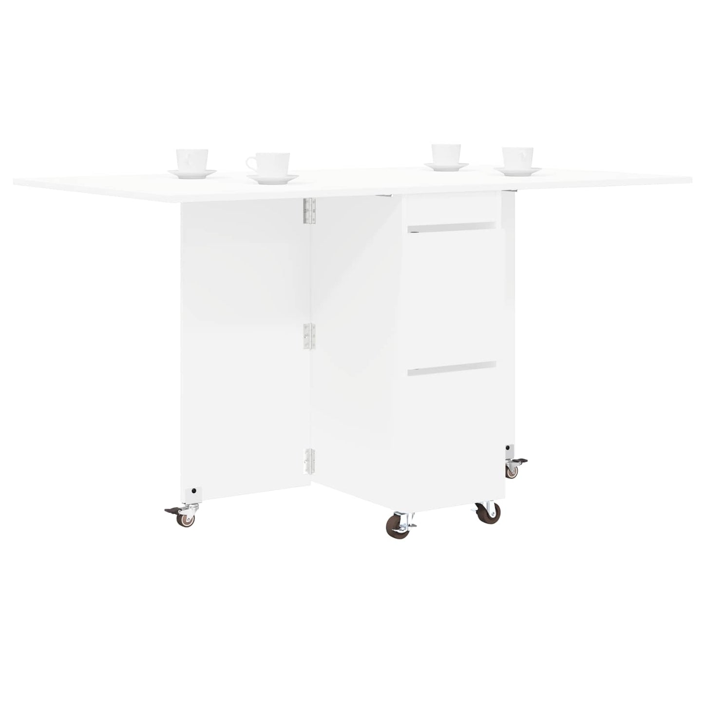 Dinning Table 140 x 80 x 77 cm Engineered Wood White