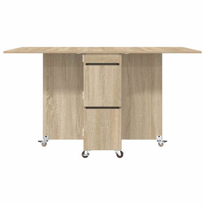 Dinning Table 140 x 80 x 77 cm Engineered Wood Sonoma Oak