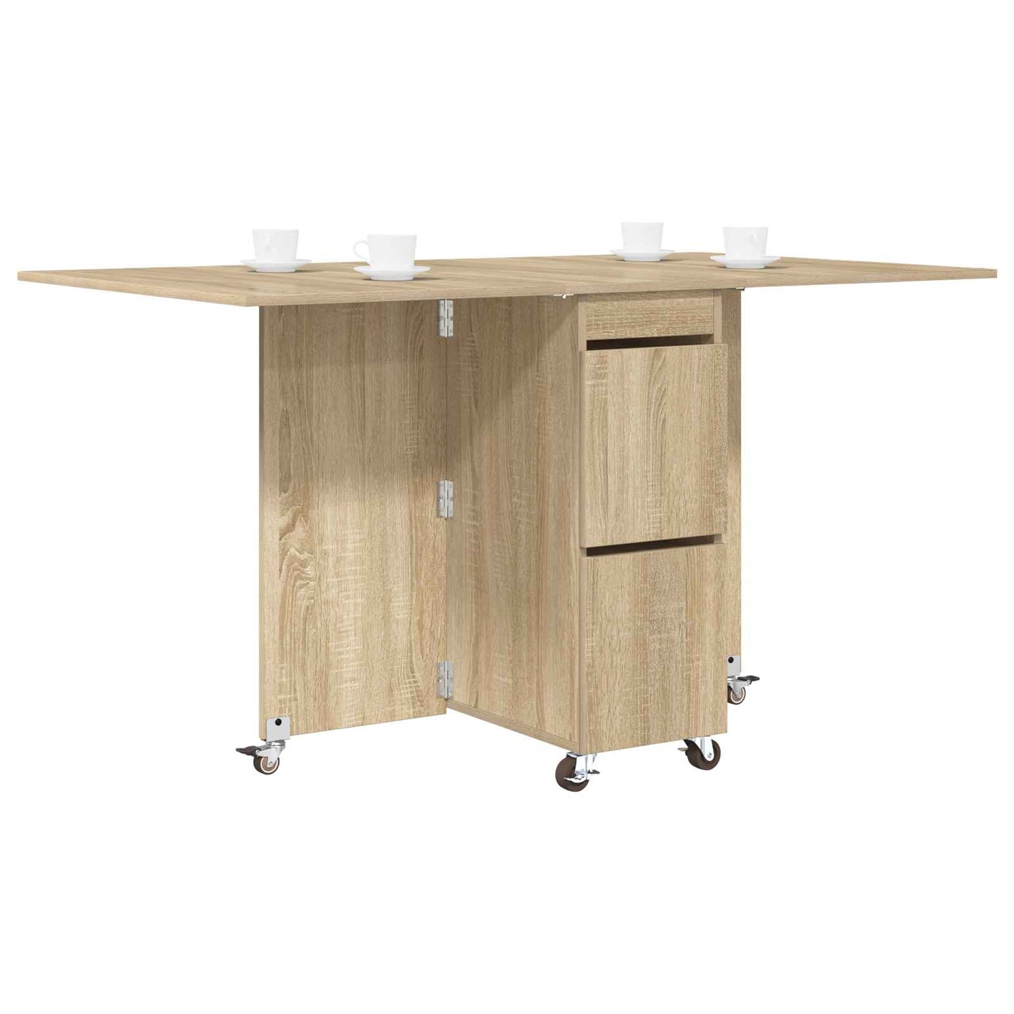 Dinning Table 140 x 80 x 77 cm Engineered Wood Sonoma Oak