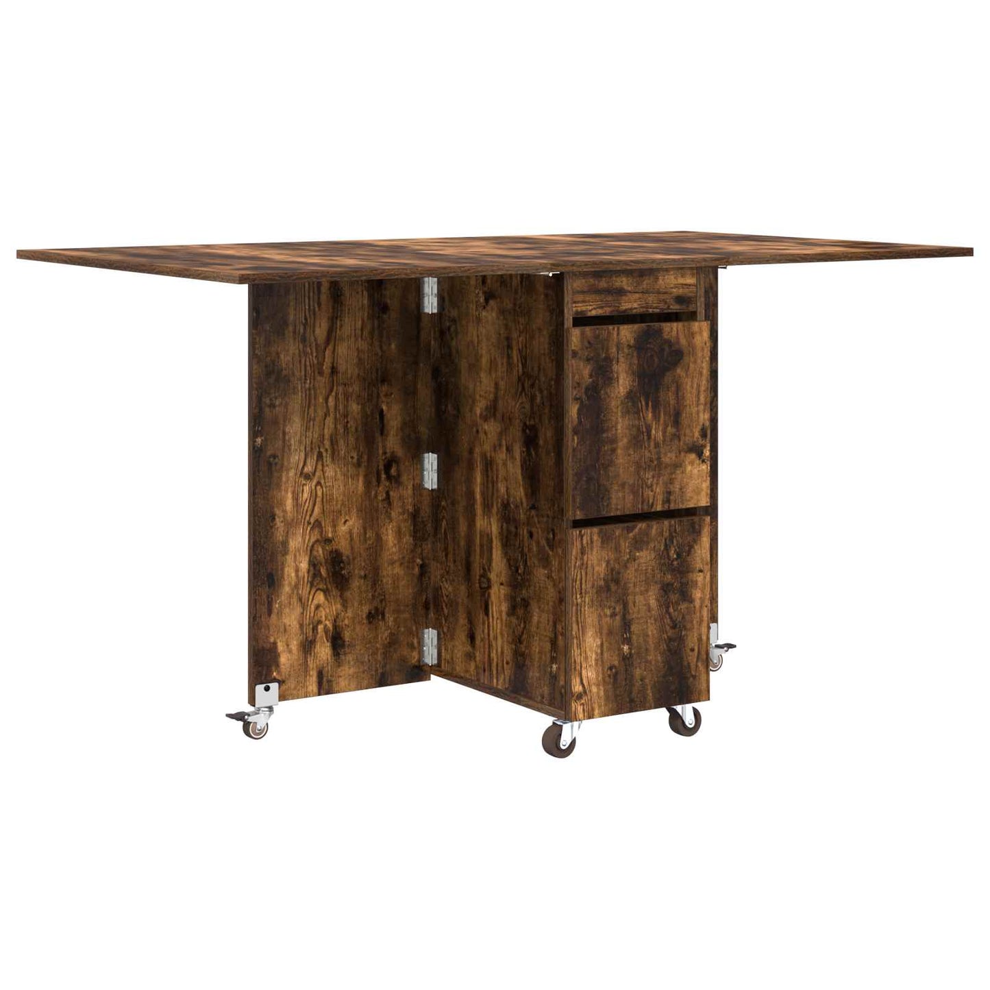 Dinning Table 140 x 80 x 77 cm Engineered Wood Smoked Oak