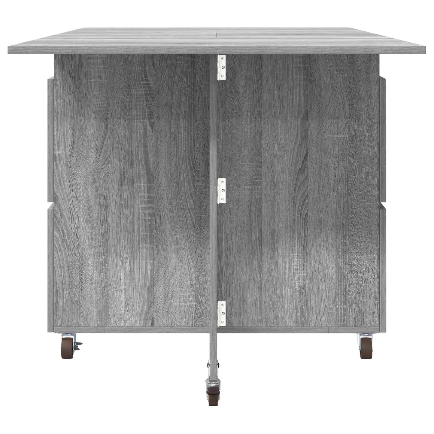 Dinning Table 140 x 80 x 77 cm Engineered Wood Grey Sonoma