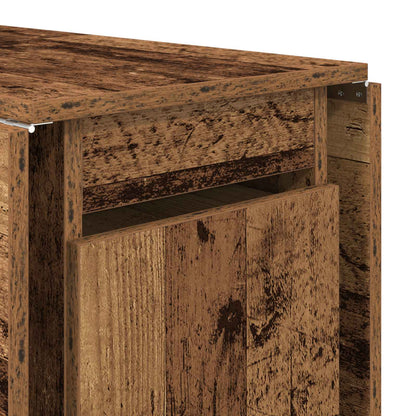 Dinning Table 140 x 80 x 77 cm Engineered Wood Old Wood