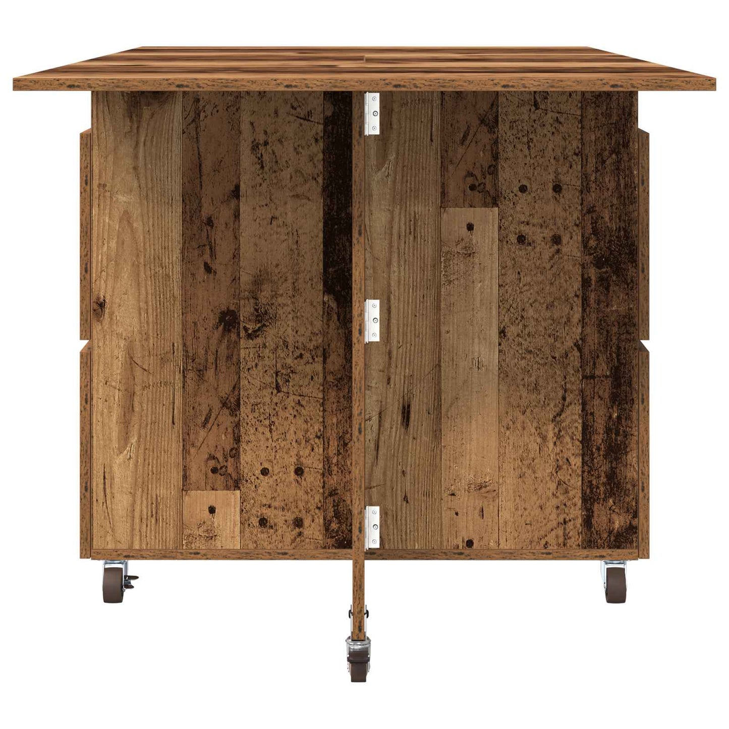Dinning Table 140 x 80 x 77 cm Engineered Wood Old Wood