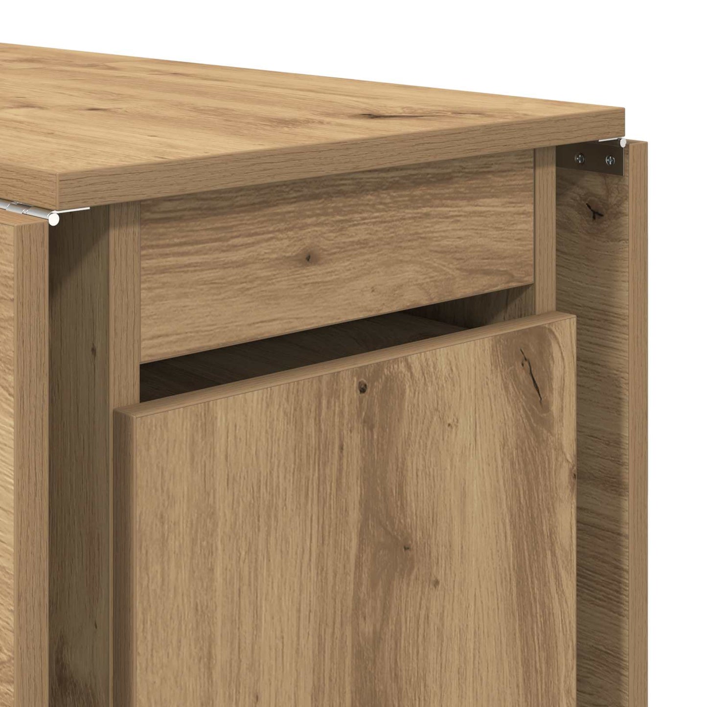 Dinning Table 140 x 80 x 77 cm Engineered Wood Artisan Oak