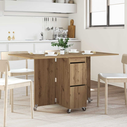 Dinning Table 140 x 80 x 77 cm Engineered Wood Artisan Oak