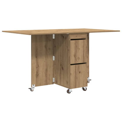 Dinning Table 140 x 80 x 77 cm Engineered Wood Artisan Oak