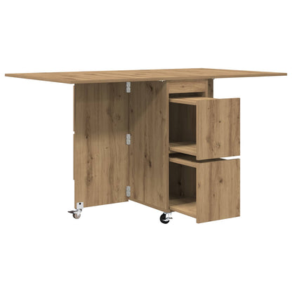 Dinning Table 140 x 80 x 77 cm Engineered Wood Artisan Oak