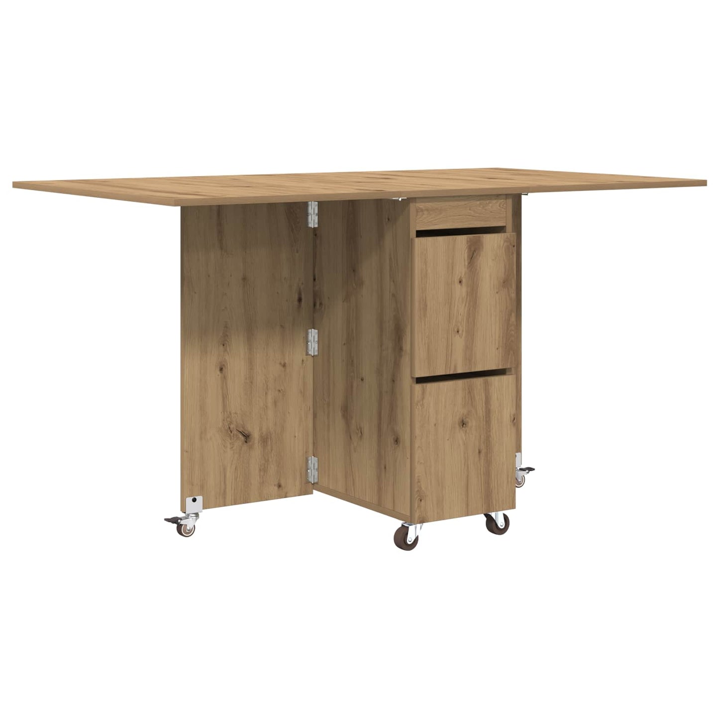 Dinning Table 140 x 80 x 77 cm Engineered Wood Artisan Oak