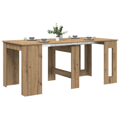 Dinning Table Artisan Oak 180 x 85 x 75 cm Engineered Wood