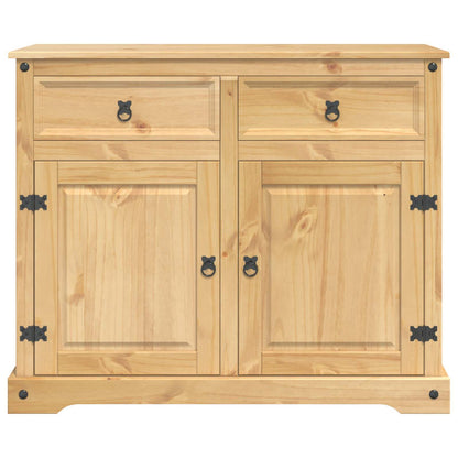 Kitchen Trolley 2 pcs Honey Wax 112 x 70 x 91.5 cm Solid-Pine