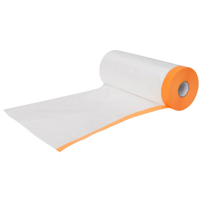 Dust Sheet with Adhesive Tape 6 pcs Transparent 210 x 2000 cm