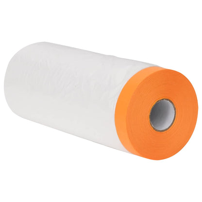 Dust Sheet with Adhesive Tape 12 pcs Transparent 240 x 2000 cm