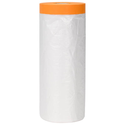 Dust Sheet with Adhesive Tape 12 pcs Transparent 240 x 2000 cm