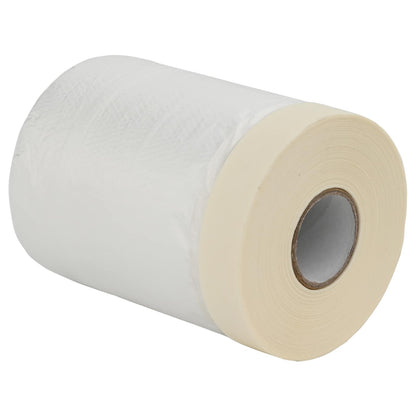 Dust Sheet with Adhesive Tape 6 pcs Transparent 55 x 3300 cm