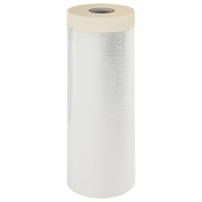 Dust Sheet with Adhesive Tape 6 pcs Transparent 210 x 2000 cm